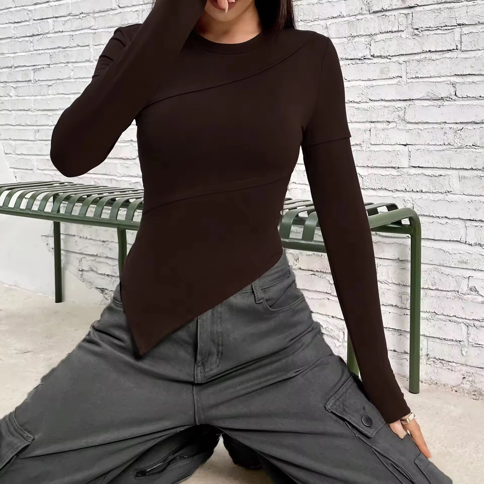 Asymmetrical Fitted Top
