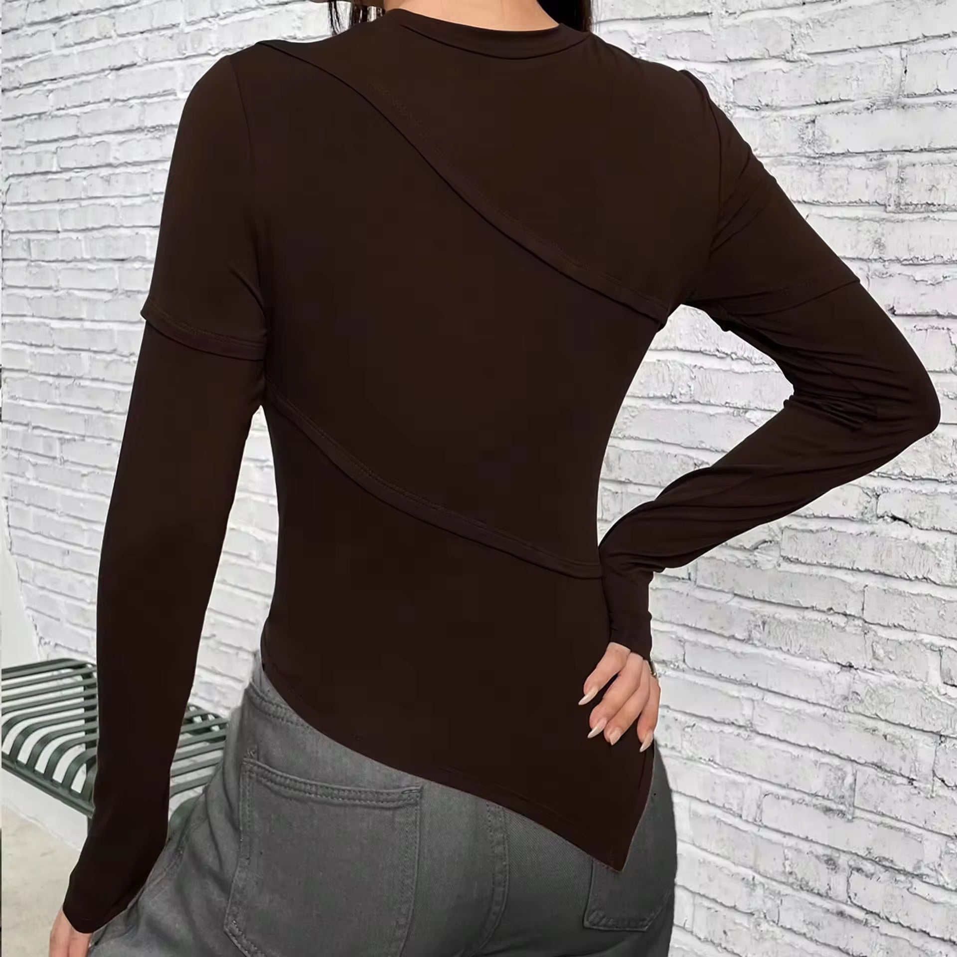 Asymmetrical Fitted Top