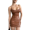 Classic Mini PU Leather Dress