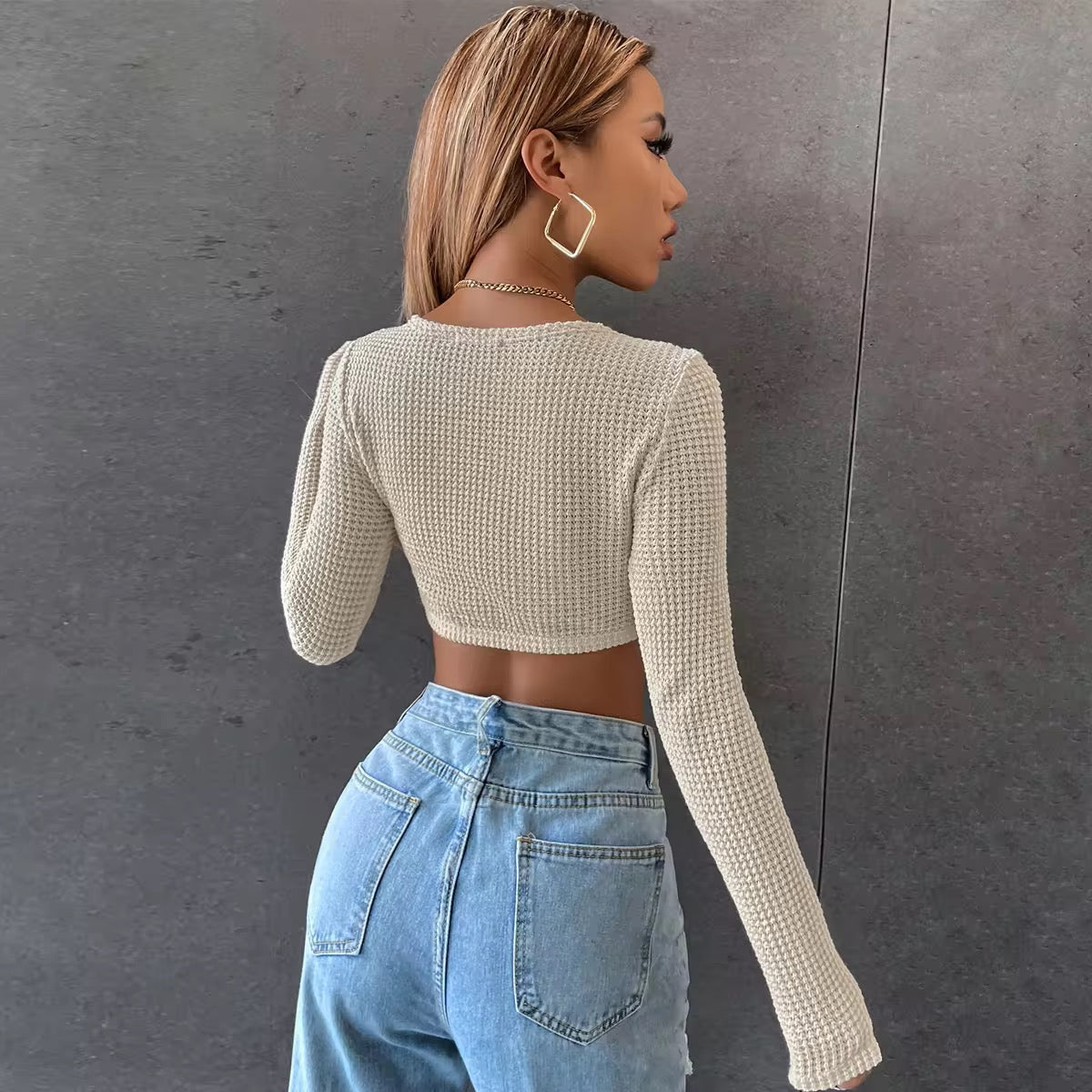 Knit Cropped Top
