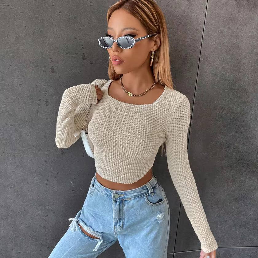 Knit Cropped Top