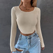Knit Cropped Top