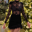 Lace Goth Dress