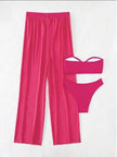 Azure Strapless Set
