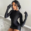 Full Sleeves Gloves Dress