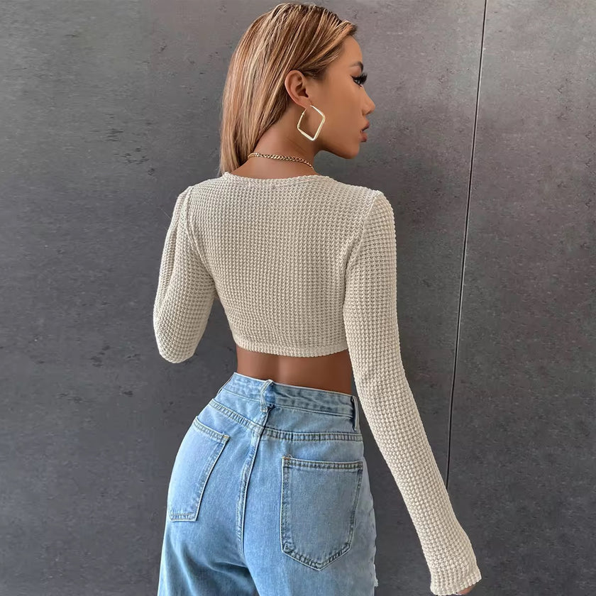 Knit Cropped Top