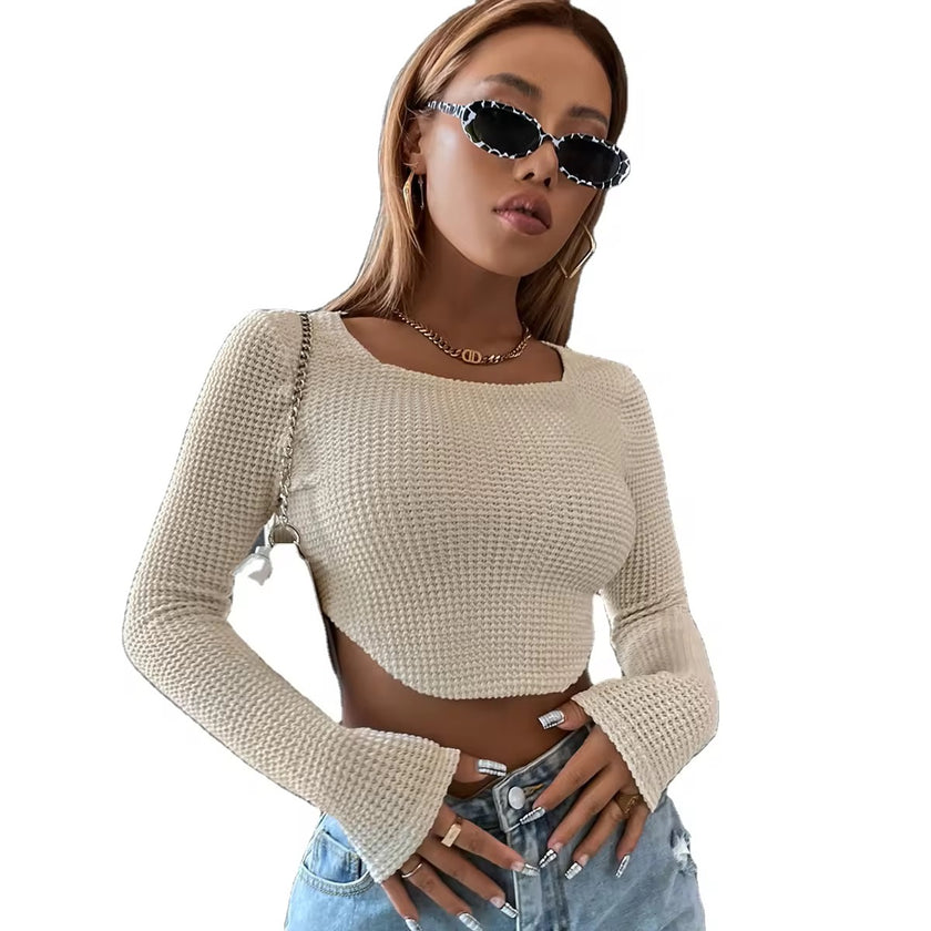 Knit Cropped Top