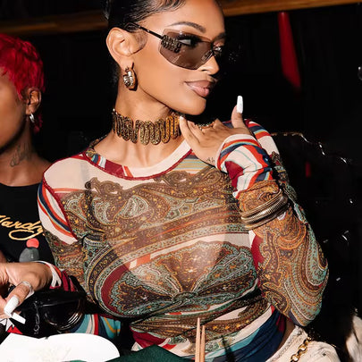 Mirage Mesh Top