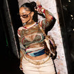 Mirage Mesh Top
