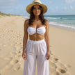 Azure Strapless Set
