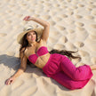 Azure Strapless Set